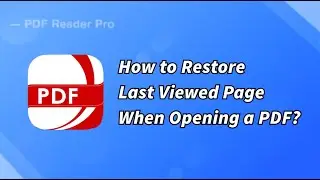 How to Restore Last Viewed Page When Reopening PDFs?