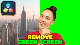 How to REMOVE GREEN SCREEN in Davinci Resolve | Green Screen Removal