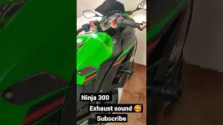 ninja 300 exhaust sound..fire 🔥🔥#btsrider #ninja300 #kawasaki