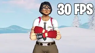 ФОРТНАЙТ В 30 FPS !КАК ЖЕ ЛАГАЕТ!