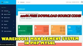 Warehouse Management System in PHP MySQL | Free Source Code Download