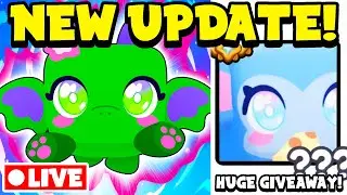 🔴New 🌈KAWAII UPDATE🌈 Huge Giveaway! Pet Simulator 99