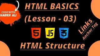 HTML Tutorial Lesson 03 Anchor Tag | Links 