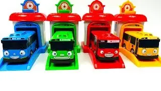 Tayo the Little Bus | Learn Colors |  Garage | Toy for kids | Videos for Children