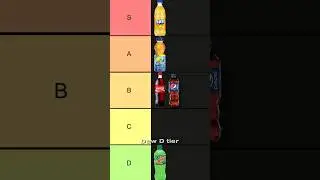 Soda Tier List 🥤#shorts