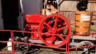 Hit and Miss engine Making Ice Cream, Florida Flywheelers Antique Engine Show