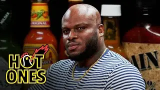 Derrick Lewis Is Not Okay While Eating Spicy Wings | Hot Ones