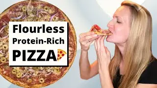 RECIPE: Flourless, Protein-Rich PIZZA 🍕 | Tasty! 🤤 | Maybe the Healthiest AND Tastiest Pizza Ever...