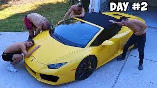 Last To Remove Hand, Gets Lamborghini Challenge