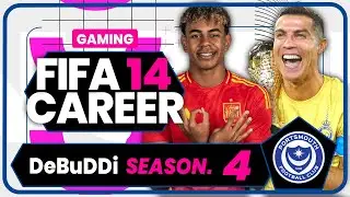 🔴 LIVE STREAM FIFA 14!! CR7 x LM10 Portsmouth Career Mode - FIFA 14 Mod 23/24 (No Commentary)