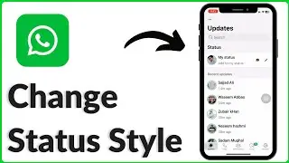 How to Change Whatsapp Status Style | How to Change Whatsapp Status Horizontal to Vertical 2024