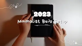 My 2023 Bullet Journal Setup | Plan with me ✍ Simple and Easy