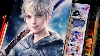 Digital Art In Watercolor - Jack Frost by Sakimichan - Part 2