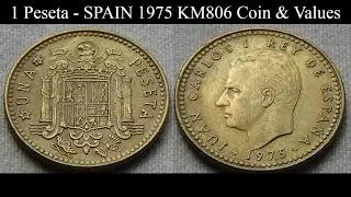 1 Peseta (Juan Carlos I) - SPAIN 1975 KM806 Coin & Values