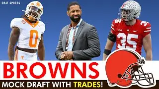 Cleveland Browns Mock Draft With Trades! 7-Round NFL Mock Draft