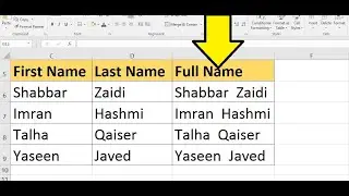 Combine text from two or more cells into one cell