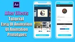 After Effects Tutorial  Easy UI Animation | Using After Effects for UI Animation Prototypes