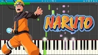 The Raising Fighting Spirit - Naruto (Piano Cover) [Synthesia]