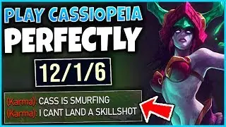 *KITING SCRIPTS* HOW TO PLAY CASSIOPEIA PERFECTLY IN SEASON 9 - League of Legends