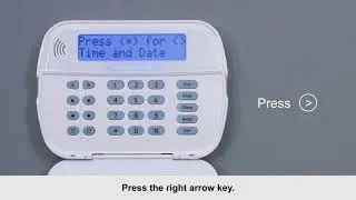 Setting the Time and Date on the PowerSeries Neo LCD Keypad