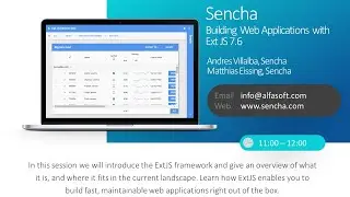 Sencha - Building Web Applications with Ext JS 7.6 (Alfasoft Online Developer Day 2022)