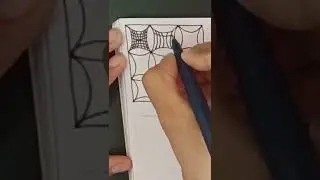 Easy zentangle drawing for beginners || zentangle art || doodle Art ||#shorts #zentangleart #drawing