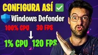 ❌ LIMITA el Uso de CPU a Windows DEFENDER y OPTIMIZA tu Sistema ✅ (Problema Procesador al 100%)