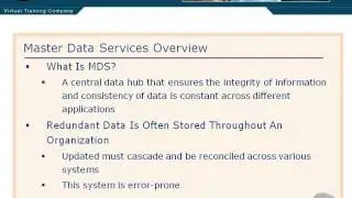 03 Master Data Services Overview