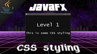 JavaFX CSS styling 🎨