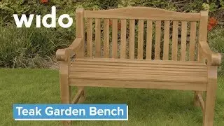 wido Teak Garden Bench Product Video (FSWSET14)