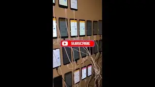 Bitcoin cell phone mining farm!