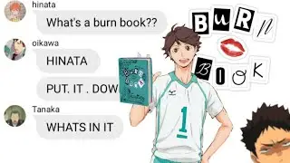 Oikawas burn book?..|haikyuu gc|