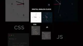 Digital Analog Clock | Html JS | 