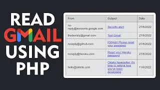 Read Gmail using PHP