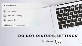 How to Use Do Not Disturb Feature On Your Macbook