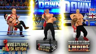 Wrestling Revolution 2D vs. Wrestling Revolution 3D vs. Wrestling Empire (Moves Comparison) | Part-3