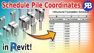 Revit Snippet: Schedule Coordinates of Pile Foundations