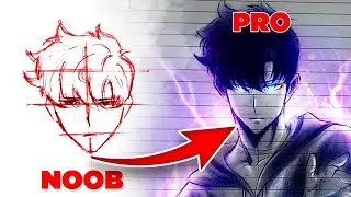 Easy Way to DRAW anime character Like A PRO! (Part 2)