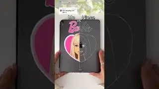 Ken asked to CUSTOMIZE his IPad for BARBIE PT.2😳💓*art battle with my lil niece*| Ange_Cope