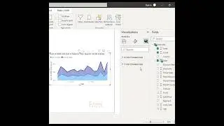 Stacked Area Chart in Power BI | Power BI Telugu