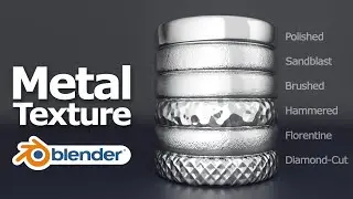 How to make Blender Metal Texture Material Shader using Procedural Texture Nodes