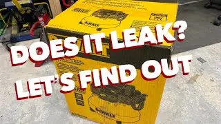 Dewalt DWFP55126 air compressor review - does it leak?