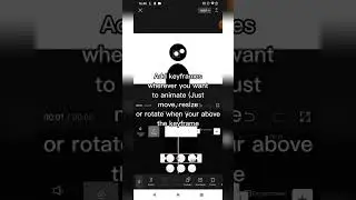 How to make animations with capcut (using keyframes) tutorial #capcut #tutorial #shorts #helpful #fy