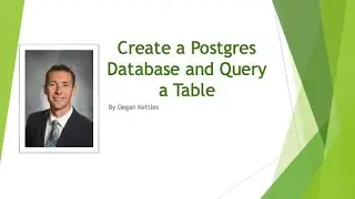 Create a Postgres Database and Table Easily