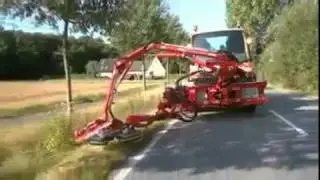 Amazing Technology road cleaner and grass cutter vehicle