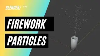 BLENDER TASTY TUTORIAL: FIREWORK PARTICLES IN BLENDER 2.93!