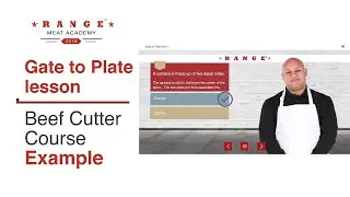 Range Meat Cutter Gate to Plate Course Example