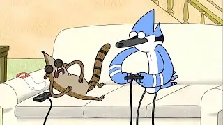 Regular Show But The Context Was Transported To The Moon