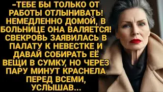 -Тебе бы только от работы отлынивать, по больницам шастать! Свекровь набросилась на невестку, но...