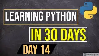 Learning Python in 30 Days - Day 14 - Python Strings part-3 